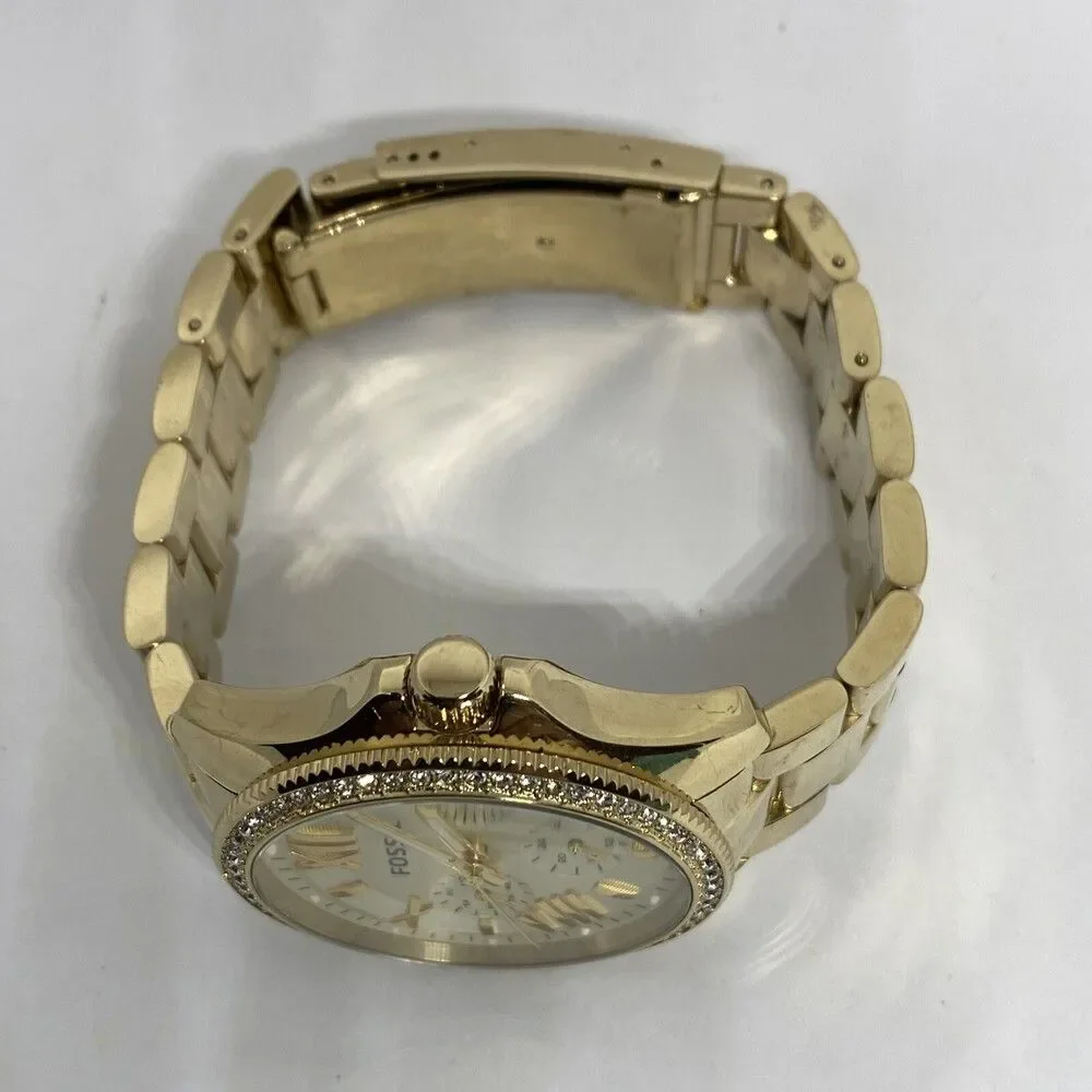 Fossil Cecile AM4482 Womens Stainless Steel Analog Dial Quartz Wrist Watch UC168